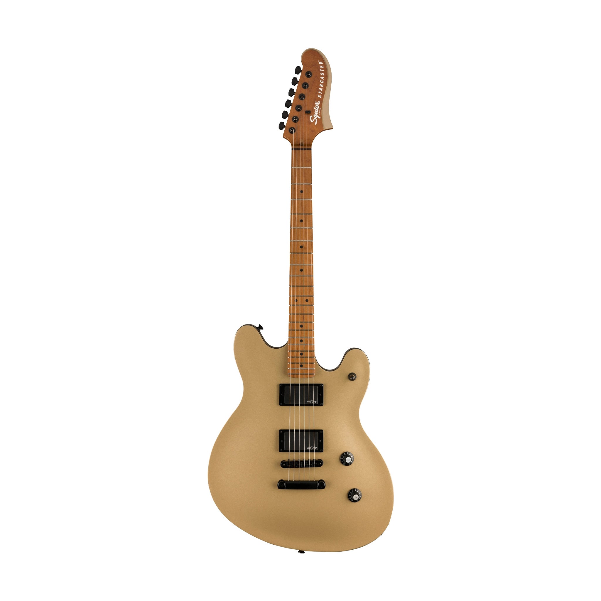 Squier Contemporary Active Starcaster Electric Guitar, Shoreline Gold