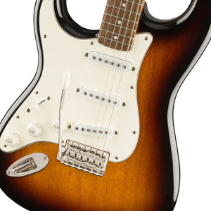 Squier Classic Vibe 60s Stratocaster Left-Handed Electric Guitar, Laurel FB, 3-Tone Sunburst