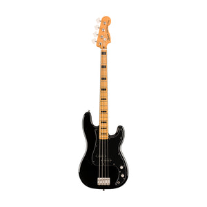 Squier Classic Vibe 70s Precision Bass Guitar, Maple FB, Black