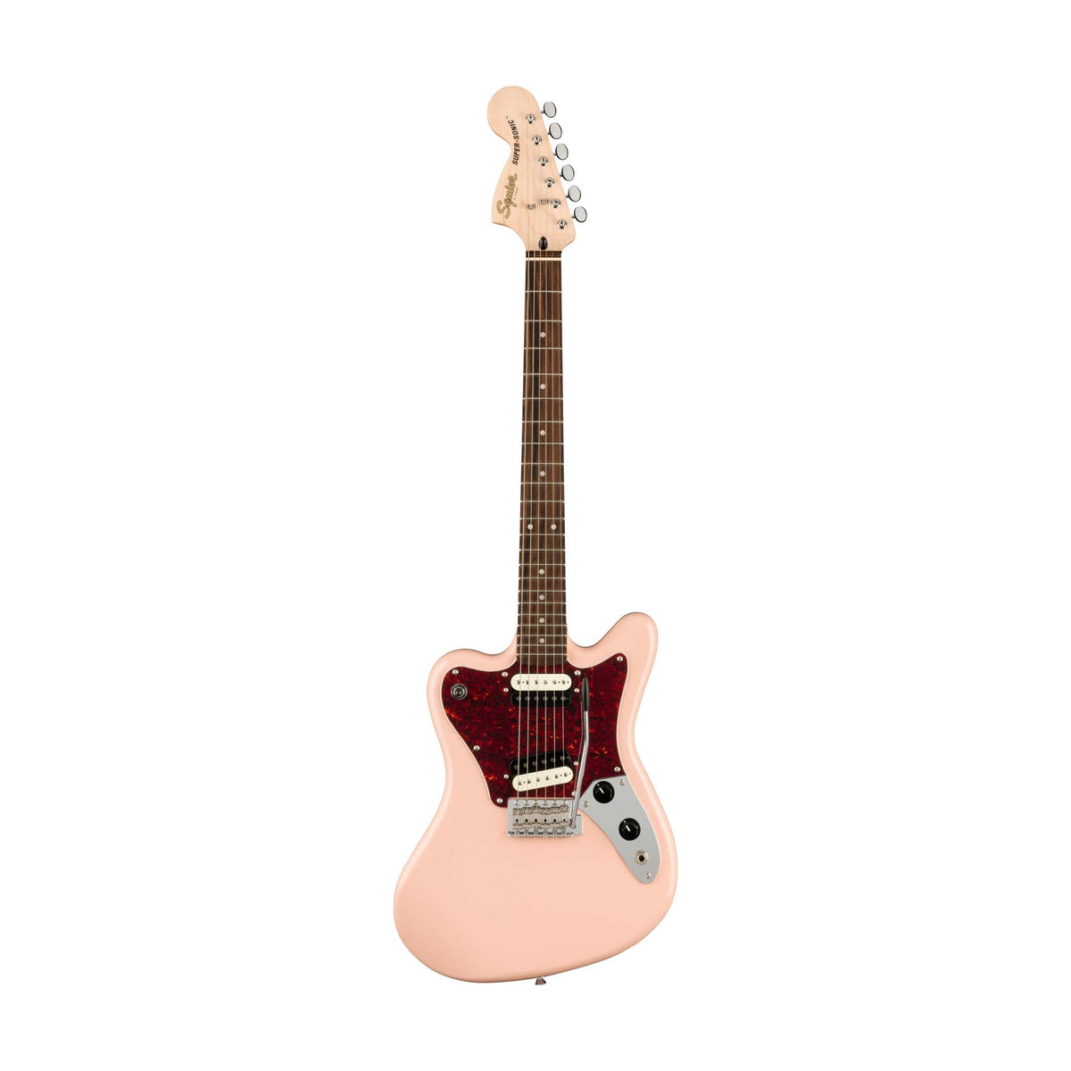 Squier Paranormal Series Super Sonic Electric Guitar, Shell Pink