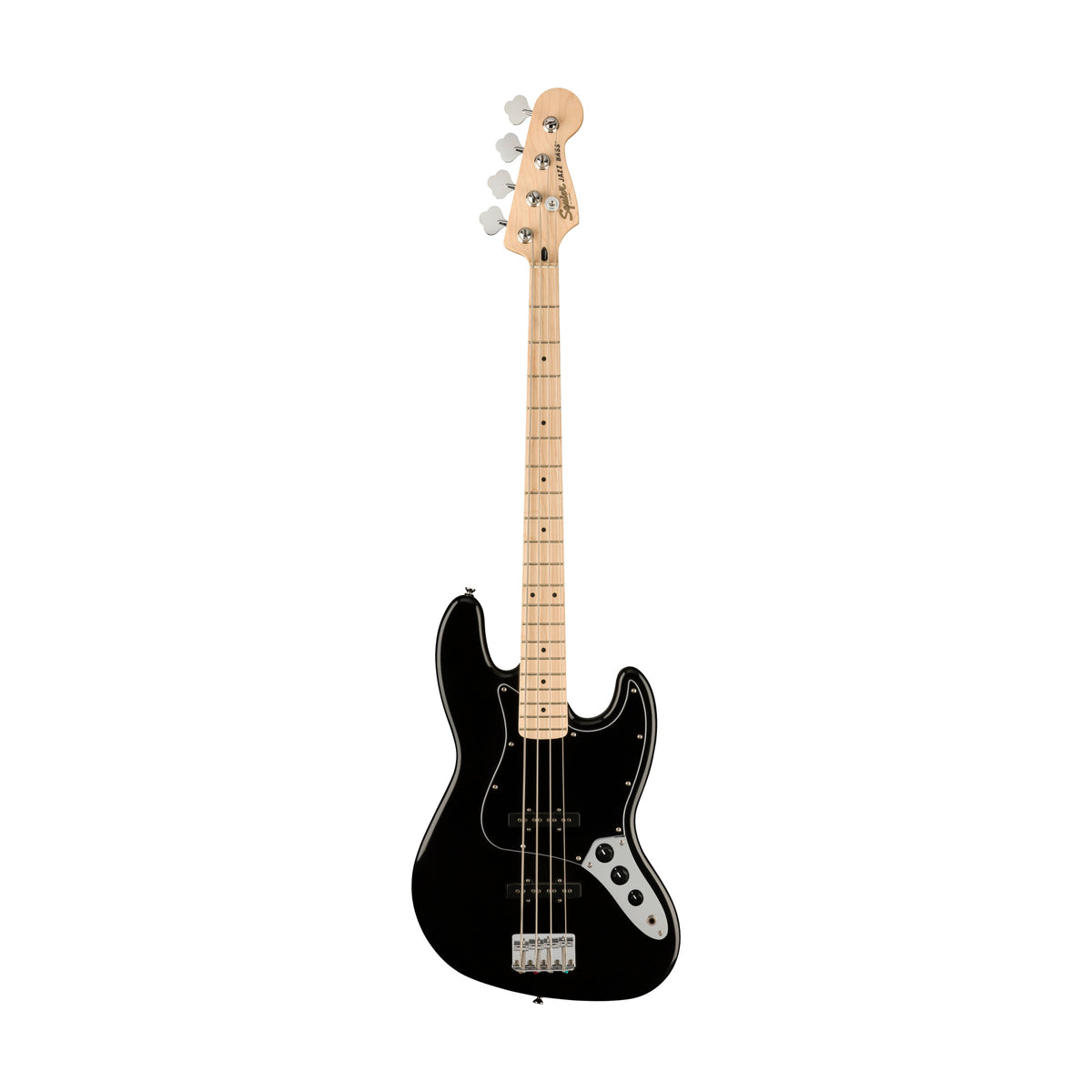 Squier Affinity Series Jazz Bass Guitar, Maple FB, Black – Swee