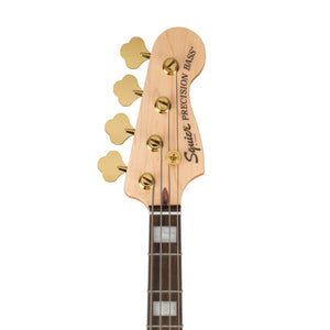 Squier 40th Anniversary Gold Edition Precision Bass Guitar, Lake Placid Blue