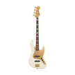 Squier 40th Anniversary Gold Edition Jazz Bass Guitar, Olympic White