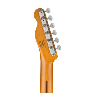 Squier 40th Anniversary Telecaster Vintage Edition Electric Guitar, Maple FB, Satin Vintage Blonde