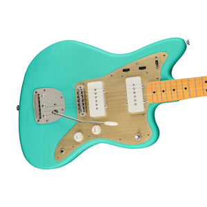 Squier 40th Anniversary Vintage Edition Jazzmaster Electric Guitar, Maple FB, Satin Sea Foam Green