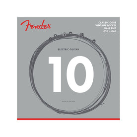 Fender 155R Classic Core Vintage Nickel Ball-End Electric Guitar Strings, 10-46