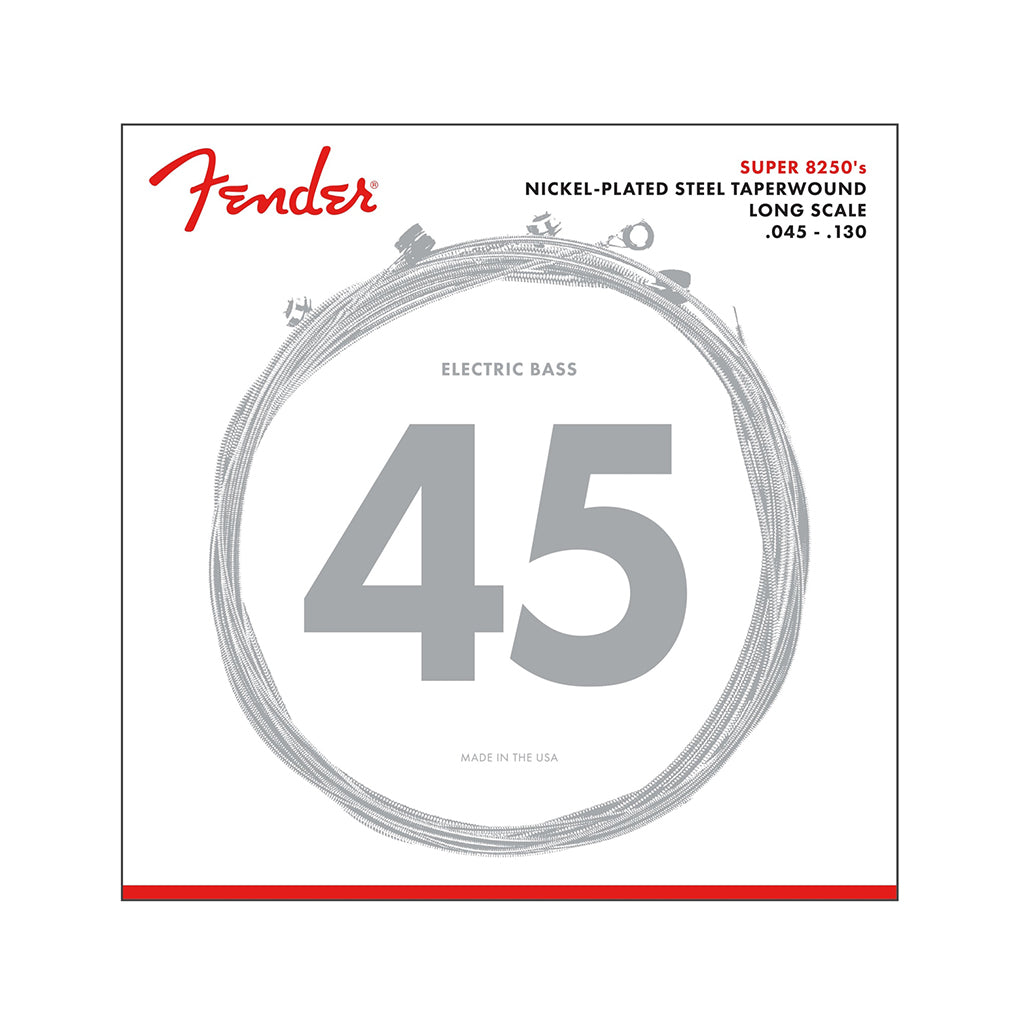 Fender 8250-5M Nickel-Plated Steel Taperwound 5-String Bass Strings, Medium