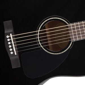 Fender CD-60 Dreadnought V3 Acoustic Guitar w/case, Walnut FB, Black