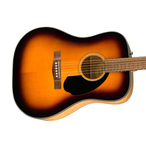 Fender FSR CD-60S Exotic Flame Maple Dreadnought Acoustic Guitar, Sunburst