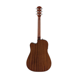 Fender CD-60SCE Dreadnought Acoustic Guitar, Walnut FB, Natural
