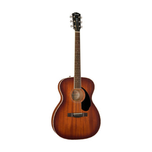 Fender PO-220E Orchestra Electro Acoustic Guitar, Aged Cognac Burst