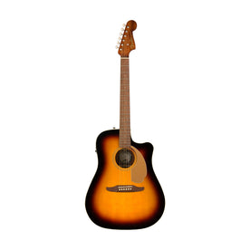 Fender Redondo Player Dreadnought Acoustic Guitar, Walnut FB, Sunburst