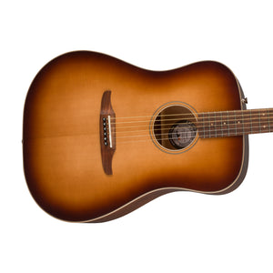 Fender California Redondo Classic Dreadnought Acoustic Guitar w/Bag, PF FB, Aged Cherry Burst