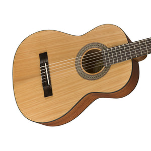 Fender FA-15N 3/4 Size Nylon String Classical Guitar w/Bag, Walnut FB