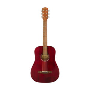 Fender Limited Edition FA-15 3/4 Size Steel String Acoustic Guitar w/ Gig Bag, Red