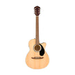 Fender FA-135CE Concert Acoustic Guitar, Walnut FB, Natural