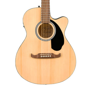 Fender FA-135CE Concert Acoustic Guitar, Walnut FB, Natural