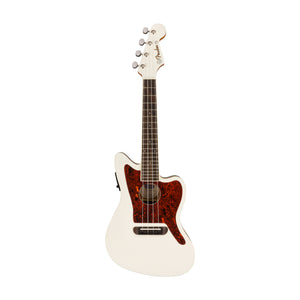 Fender Fullerton Jazzmaster Ukulele, Walnut FB, Olympic White