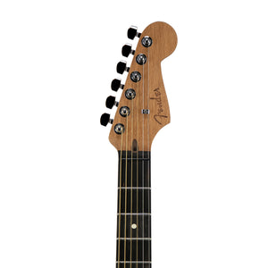 Fender FSR American Acoustasonic Stratocaster Guitar w/Bag, Ebony FB, Shell Pink