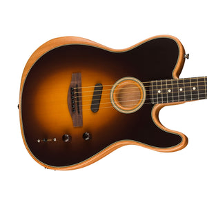 Fender Acoustasonic Player Telecaster Electric Guitar, Shadow Burst