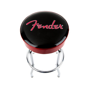 Fender 30 Inch Logo Barstool, Red and Black