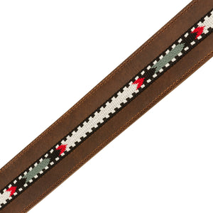 Fender Paramount Acoustic Guitar Leather Strap, Brown