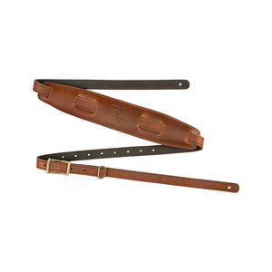 Fender Mustang Saddle Guitar Strap, Cognac, Long