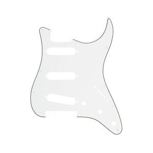 Fender 11-Hole Modern Style Stratocaster Pickguard, SSS, 3-Ply, Parchment