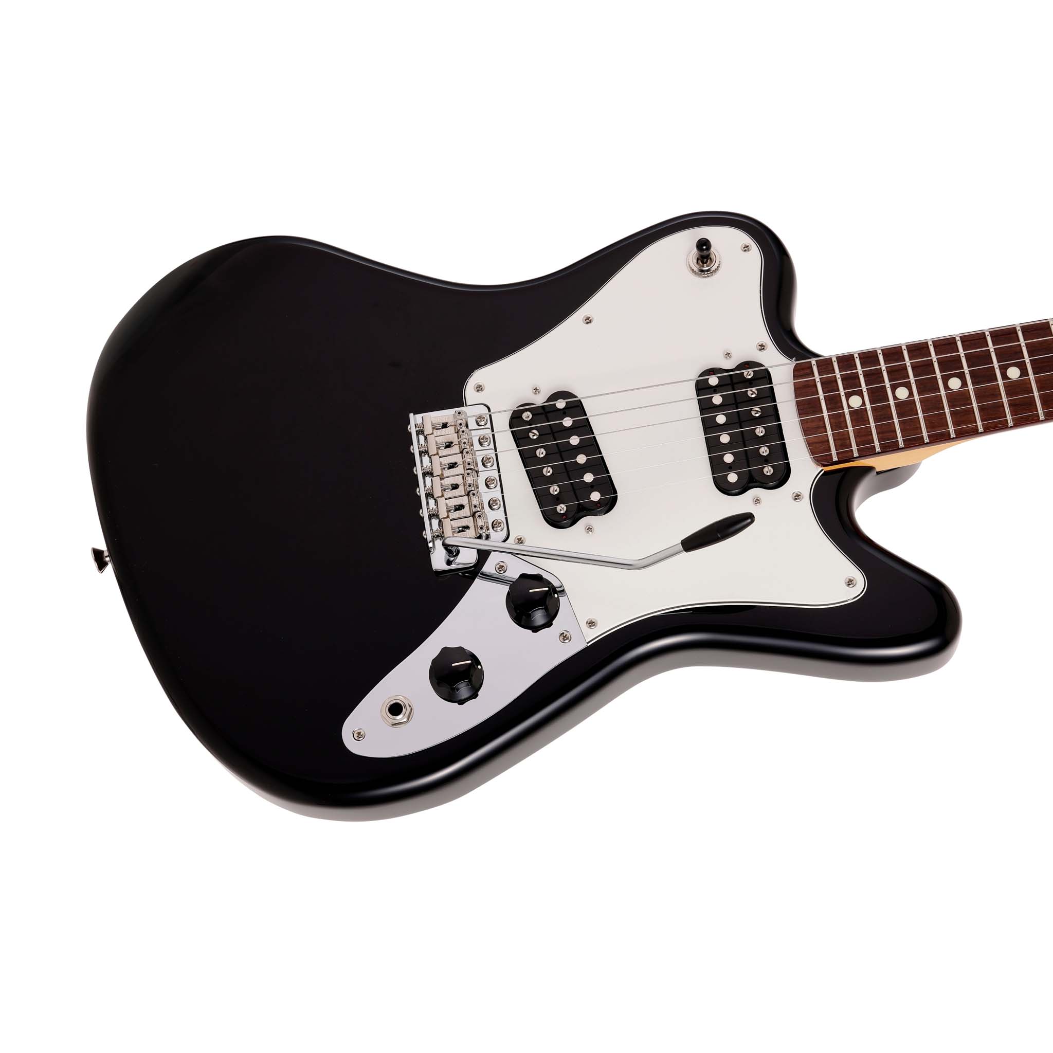 Fender Japan Ltd Ed Super Sonic Electric Guitar, RW FB, Black