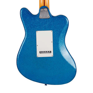 Fender Japan Ltd Ed Super Sonic Electric Guitar, RW FB, Blue Sparkle