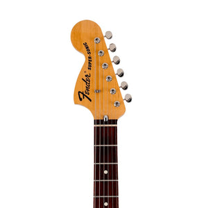 Fender Japan Ltd Ed Super Sonic Electric Guitar, RW FB, Blue Sparkle