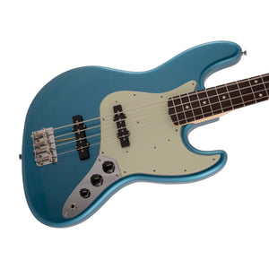 Fender Japan Traditional II 60s Jazz Bass Guitar, RW FB, Lake Placid Blue
