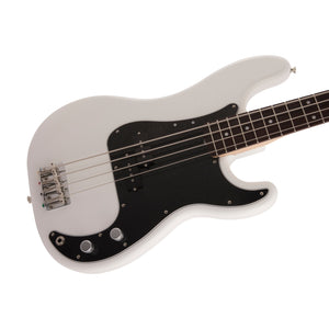 Fender Japan Traditional II 70s Precision Bass Guitar, RW FB, Arctic White