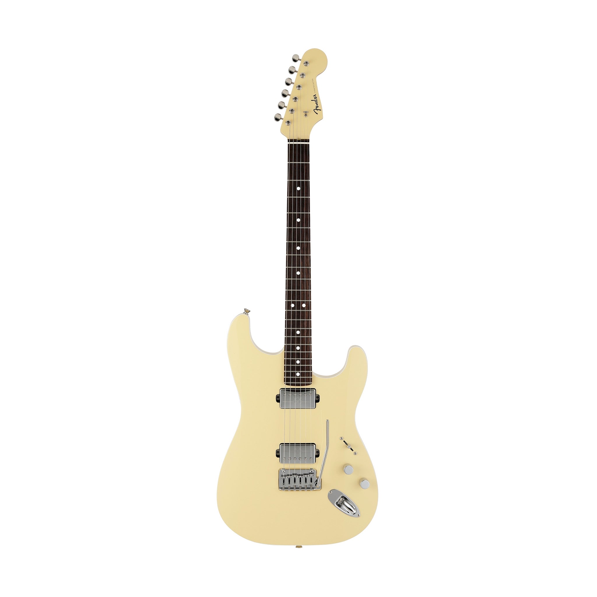 Fender Japan Scandal Mami Stratocaster Electric Guitar, RW FB, Vintage White Omochi