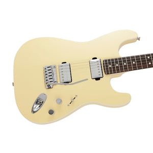 Fender Japan Scandal Mami Stratocaster Electric Guitar, RW FB, Vintage White Omochi