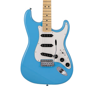 Fender Japan Limited International Color Stratocaster Electric Guitar, Maple FB, Maui Blue