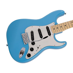 Fender Japan Limited International Color Stratocaster Electric Guitar, Maple FB, Maui Blue