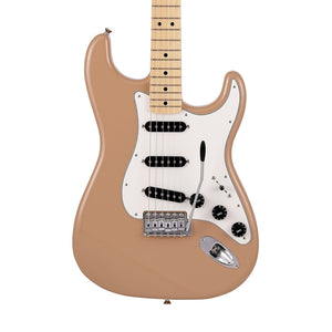 Fender Japan Limited International Color Stratocaster Electric Guitar, Maple FB, Sahara Taupe