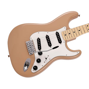 Fender Japan Limited International Color Stratocaster Electric Guitar, Maple FB, Sahara Taupe