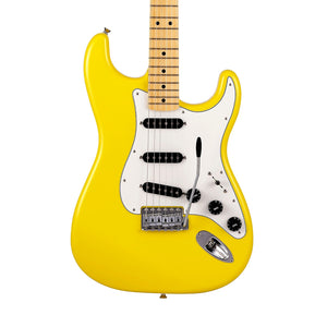 Fender Japan Limited International Color Stratocaster Electric Guitar, Maple FB, Monaco Yellow