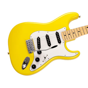 Fender Japan Limited International Color Stratocaster Electric Guitar, Maple FB, Monaco Yellow