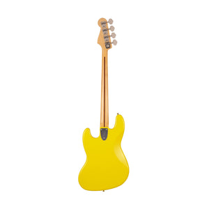 Fender Japan Limited International Color Jazz Bass Electric Guitar, Maple FB, Monaco Yellow