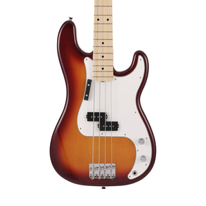 Fender Japan Limited International Color Precision Bass Electric Guitar, Maple FB, Sienna Burst