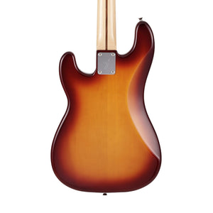 Fender Japan Limited International Color Precision Bass Electric Guitar, Maple FB, Sienna Burst