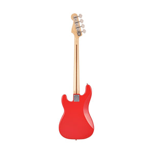 Fender Japan Limited International Color Precision Bass Electric Guitar, Maple FB, Morocco Red