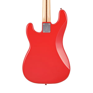 Fender Japan Limited International Color Precision Bass Electric Guitar, Maple FB, Morocco Red