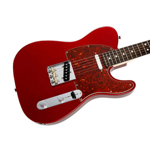 Fender Japan Hybrid II Telecaster Electric Guitar, RW FB, Candy Apple Red