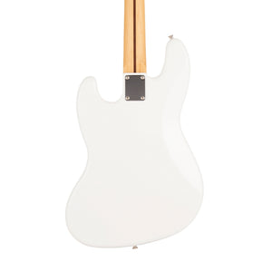 Fender Japan Hybrid II Jazz Bass Guitar, RW FB, Arctic White