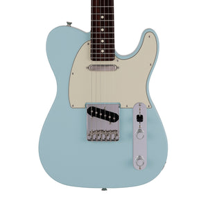 Fender Japan Junior Collection Telecaster Electric Guitar, RW FB, Satin Daphne Blue