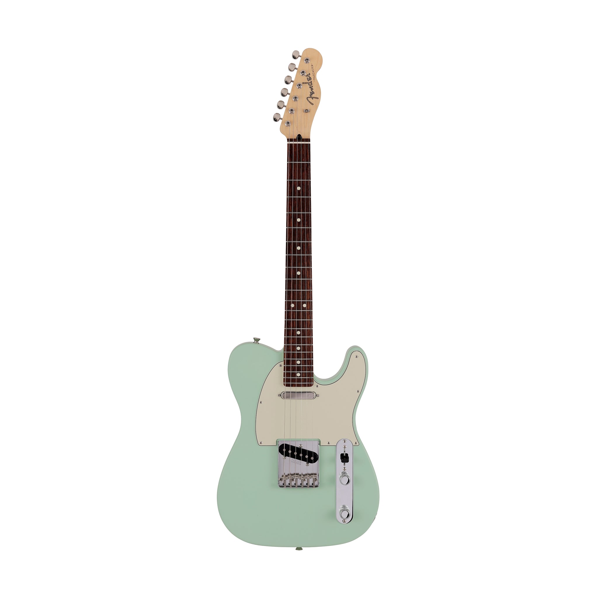 Fender Japan Junior Collection Telecaster Electric Guitar, RW FB, Satin Surf Green